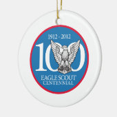 Eagle Scoutcentennial-Verzierung Keramik Ornament (Links)