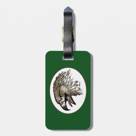 Eagle Screening Gepäckanhänger (Rückseite vertikal)