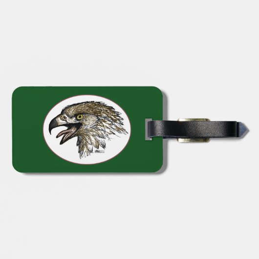 Eagle Screening Gepäckanhänger (Rückseite horizontal)