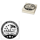 Eagle Seal • 1776–2026 United States Tribute Gummistempel (Stempel)