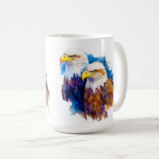 Eagle Series 15 oz Classic Tasse (VorderseiteRechts)