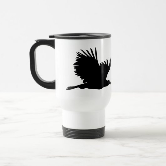 Eagle Silhouette Geschenke Reisebecher (Links)