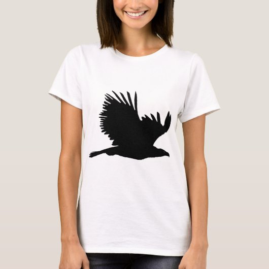 Eagle Silhouette Geschenke T-Shirt (Vorderseite)