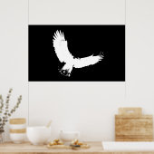 Eagle Silhouette Poster Print Bald Adler Flight (Küche)