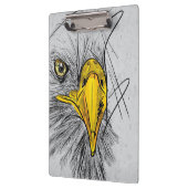 Eagle Sketch Face Wall Art Klemmbrett (Links)
