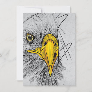 Eagle Sketch Fantastische Bergwelten Einladung