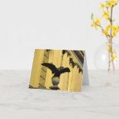 Eagle-Skulptur Karte (Gelbe Blume)