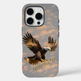 Eagle Sky Phone Case with Custom Name