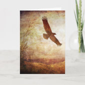 Eagle Soar Sympathie Karte (Vorderseite)