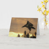 Eagle-Sonnenaufgang-Gruß-Karte Karte (Gelbe Blume)