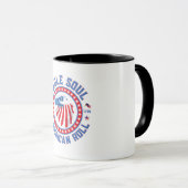 Eagle Soul American Roll 4. Juli-Feier Tasse (VorderseiteRechts)