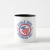 Eagle Soul American Roll 4th of July Celebration Tasse (Zentrum)
