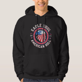 Eagle Soul Amerikanischer Roll 4. Juli Feier Hoodie