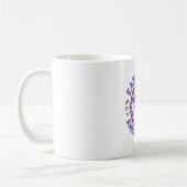 Eagle Soul Amerikanischer Roll 4. Juli-Feier Kaffeetasse (Links)