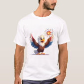 Eagle Sparkler 4th of July Shirt (Vorderseite)