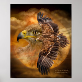 Eagle-Spirit des Wind Art Poster/Print Poster