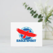 Eagle Spirit Postkarte (Stehend Vorderseite)