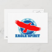 Eagle Spirit Postkarte (Vorne/Hinten)