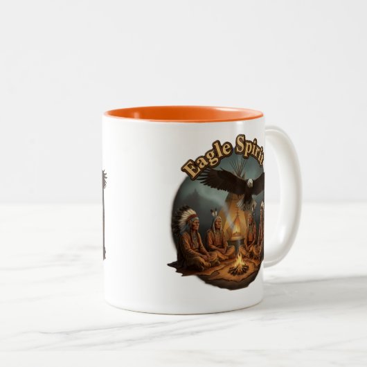 Eagle Spirit - Tasse des Kaffees (VorderseiteRechts)