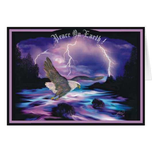 Eagle Spreading Weltfrieden (Vorderseite (Horizontal))