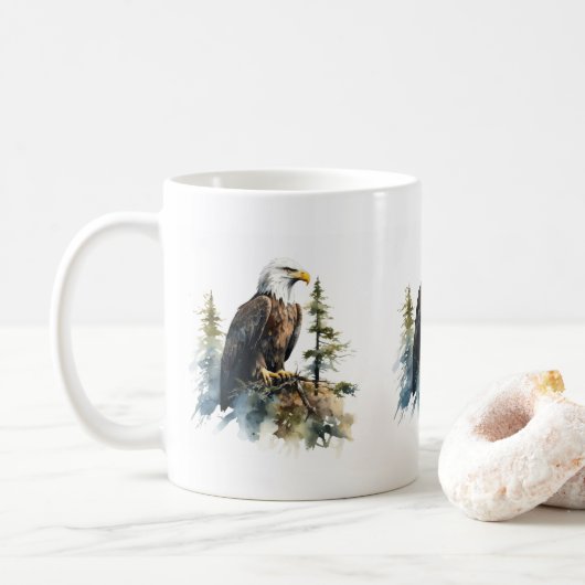 Eagle Spreading Wings Tasse (Mit Donut)