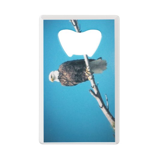 Eagle Stainless Steel Kreditkarte Flaschenöffner (Rückseite)