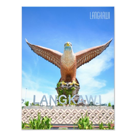 Eagle Statue Langkawi Malaysia Travel Souvenir Fotodruck (Vorne)