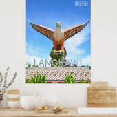 Eagle Statue Langkawi Malaysia Vacation Souvenir Poster (Küche)