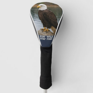Eagle Stay Wild Stay Free Golf Headcover