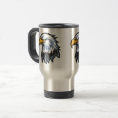 Eagle Steel Mug – Edelstahl-Reisebecher Reisebecher (Vorderseite Links)