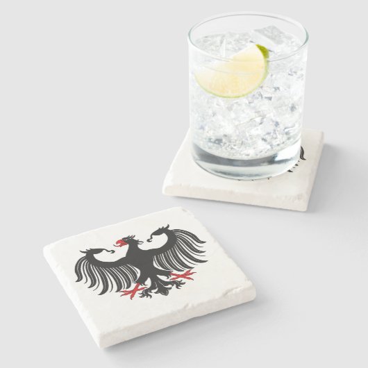 Eagle Steinuntersetzer (Seitenansicht)