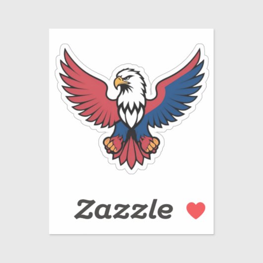 Eagle Sticker Bald Eagle Sticker American Eagle (Blatt)