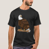 Eagle Stone Eagle Sea Eagle Fish Eagle Gripper Bir T-Shirt (Vorderseite)