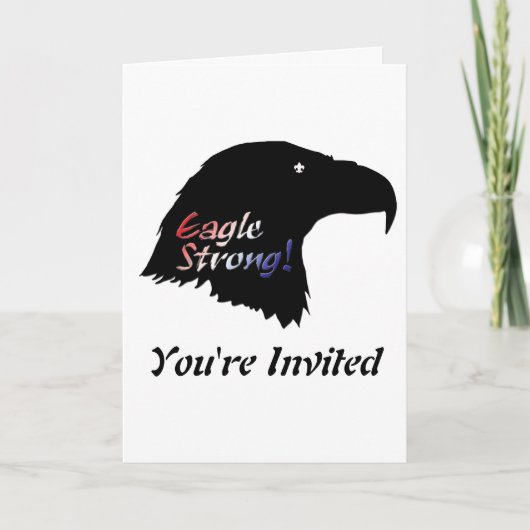Eagle Strong Court of Honor Invitation Einladung (Vorderseite)