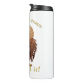 Eagle Stubborn kümmert sich um Niedliches, erstaun Thermosbecher (Nach rechts gedreht)