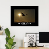 Eagle & Sun IMAGINATION Motivierend Foto drucken Poster (Heimbüro)