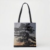 Eagle Sunset Tree Tasche (Vorderseite)