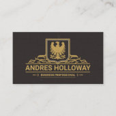 Eagle-Symbol | Verzierte Elemente Visitenkarte (Vorderseite)