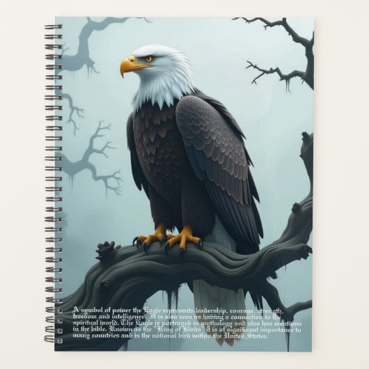 Eagle-Symbolismus-Kalender Planer (Vorderseite)