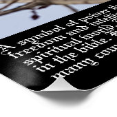 Eagle Symbolismus Poster (Ecke)