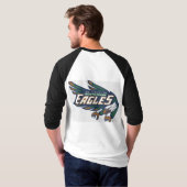 EAGLE T SHIRT FOR MEN  (Schwarz voll)
