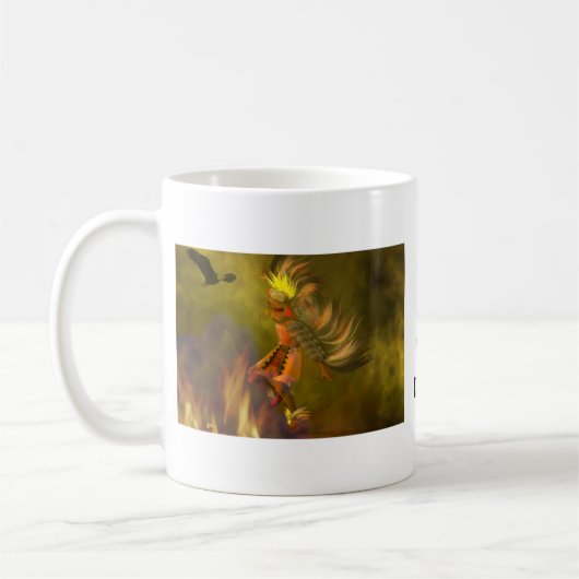 Eagle-Tänzer Kaffeetasse (Links)
