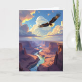 Eagle Themed Nephew's Birthday Karte (Vorderseite)