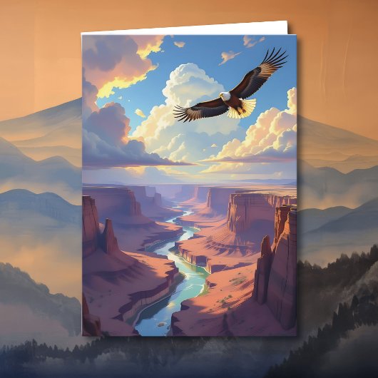 Eagle Themed Nephew's Birthday Karte