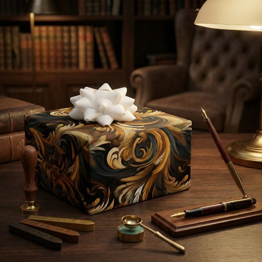 Eagle Totem & Feather Wirbel Majestic Design Geschenkpapier Set