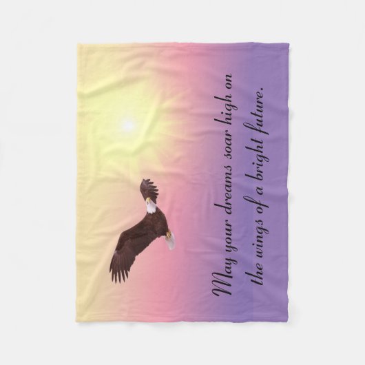 Eagle-Träume Fleecedecke (Vorderseite)