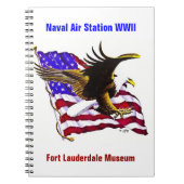 Eagle u. Flagge Notizblock (Vorderseite)