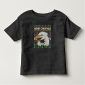 Eagle Ugly Christmas Sweater Wildlife Series Kleinkind T-shirt (Vorderseite)