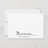 Eagle und amerikanische Flagge Tatoo Einladung (Rückseite)