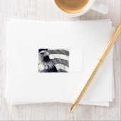 Eagle- und Flag-Adressbezeichnungen Adressaufkleber (Insitu)